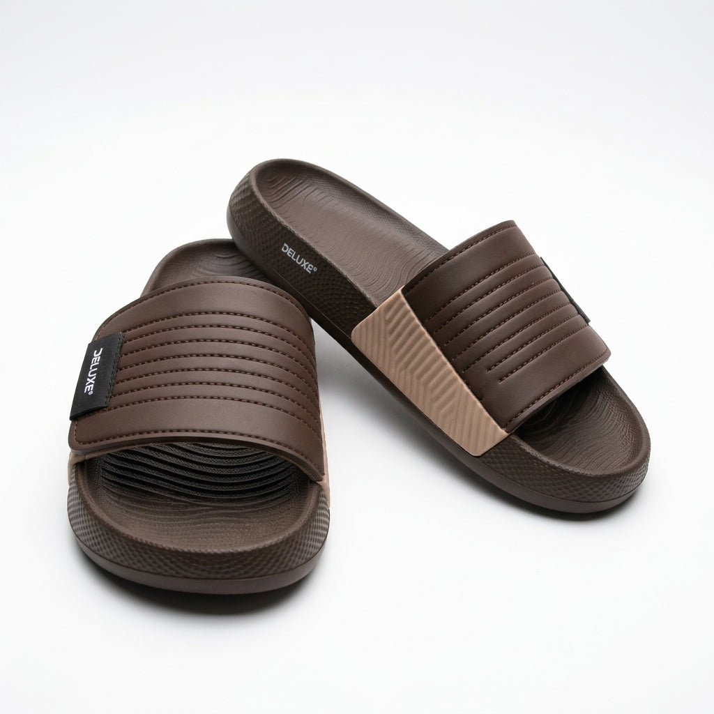 Brown Everyday Slip-On Sandals