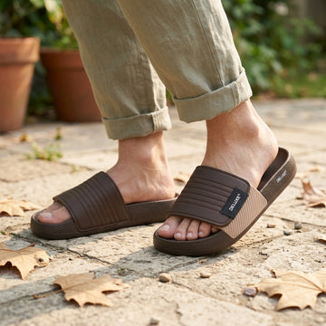 Brown Everyday Slip-On Sandals