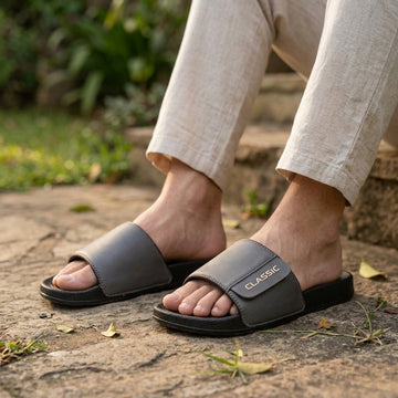 Dark Grey Comfort Sandals